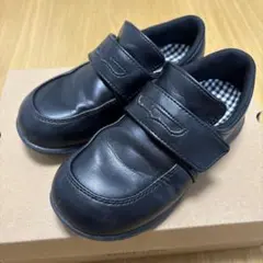 ブラックフォーマルシューズ ベルト付き　ムーンスター　19センチ