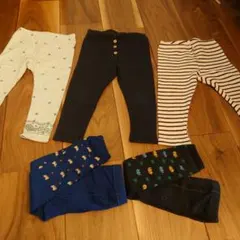 KEEP AWAY FROM FIRE .petit mainベビー用レギンス