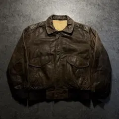 90s MIRAGE フライトジャケット　A2 レザージャケット　vintage