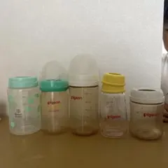 哺乳瓶 5本セット Pigeon Smart Angel