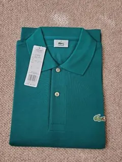 放出！新品未使用LACOSTE L1312 緑 長袖ポロシャツ L