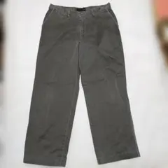 使用感アリ EDWIN W34 PLAIN FRONT KHAKIS チノパンツ
