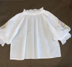 hakka. kids パフスリーブブラウス