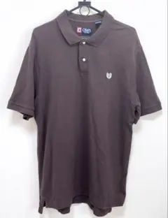 CHAPS チャップス 半袖ポロシャツ XL ブラウン 綿100% USA古着のサムネイル