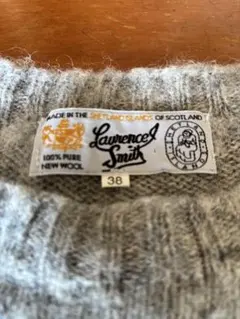 Lawrence Smith グレー ニットセーター 38
