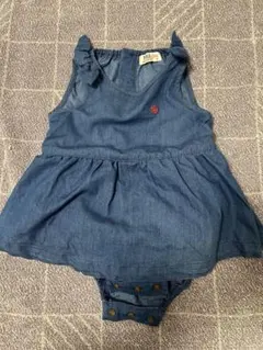 POLO Baby デニムロンパース 80