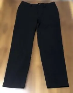 [a324] GU スラックス　ブラック　Mサイズ イージーアンクルパンツ