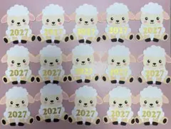 No.530☆ダイカットひつじ☆アルバムクラフト☆2027干支☆ペーパークラフト No.530☆ダイカットひつじ☆アルバムクラフト☆ペーパークラフト☆2027