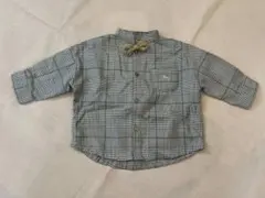 ★ベビー　入園式　セレモニースーツ　シャツ　グレンチェック　80サイズ　未使用品