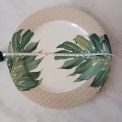 Island Plantations 皿 モンステラ柄 約27cmのサムネイル