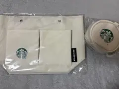 スターバックス2025福袋バッグインバッグ　クリアポーチ（新品未開封）