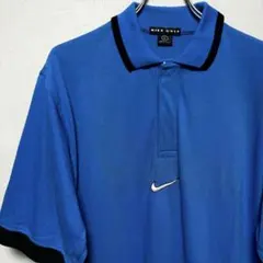 NIKE golf ナイキ ゴルフ ポロシャツ shirt シャツ 青
