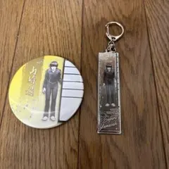 銀魂展　缶バッチ　アクリルキーホルダー　山崎退