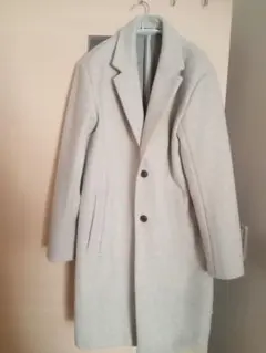 IKKA LOUNGE ライトグレー チェスターコート M