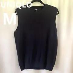 UNIQLO ネイビー ノースリーブ ベスト M