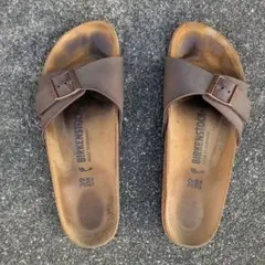 BIRKENSTOCK　マドリッド サンダル ブラウン 39 25　幅狭　ナローのサムネイル