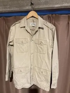 80s 90s L.L.Bean USA製 サファリジャケット　S