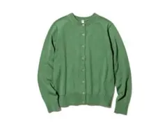 UNIQLO UVカットクルーネックカーディガン レディースＳ　グリーンのサムネイル