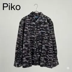 PIKO コーデュロイ オープンカラーシャツ タイダイ柄 新品タグ付 綿100%のサムネイル