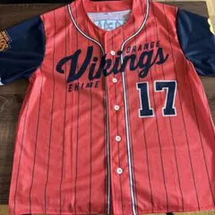 愛媛オレンジバイキングス　ベースボールシャツ　17