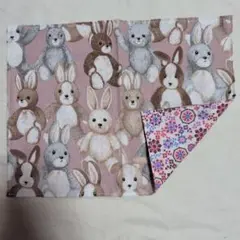 ランチョンマット2枚セット 25×35 うさぎ柄 さくらんぼ柄 - メルカリ
