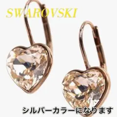 未使用品スワロフスキー SWAROVSKI ハートピアス 5515191 - メルカリ