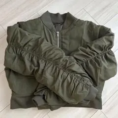 オリーブMA-1ジャケット