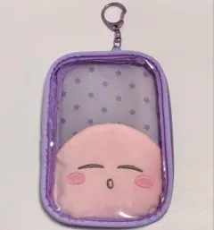 星のカービィ もこもこポケット付きアクスタケース（すやすや/パープル）