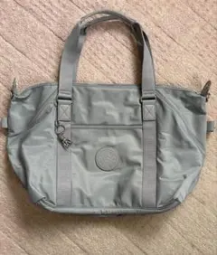 【新品未使用品】Kipling ボストンバッグ ライトグレー