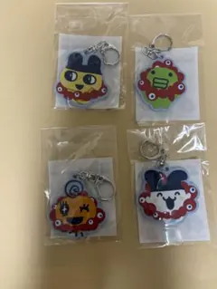 たまごっち　ミャクミャク　　ラバーキーホルダー　大阪万博　4点