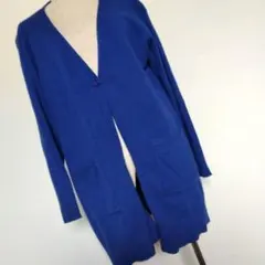 THE SHOP TK 　羽織り　カーディガン　ロイヤルブルー