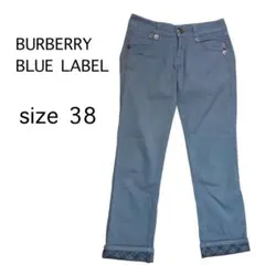 【size 38】 BURBERRY BLUE LABEL パンツ　ノバチェック