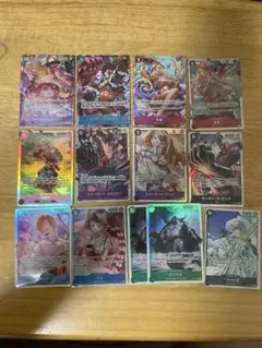 ワンピースカード　神速の拳　パラレル、SRまとめ13枚