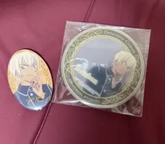 安室透　バーボン　缶バッジ　コースター　名探偵コナン　ミスレス　降谷零