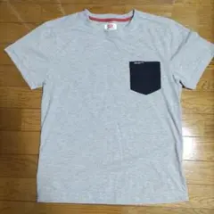 EDWIN エドウィン　胸ポケット付Tシャツ M グレー　メンズ