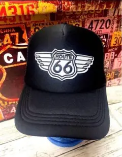 【新品❣️】Route66 メッシュキャップ　トラッカー　CAP 黒　ブラック