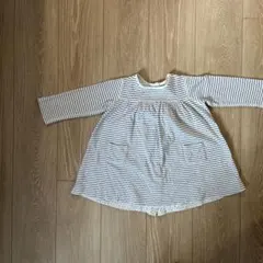 【プチバトー】　ストライプワンピース