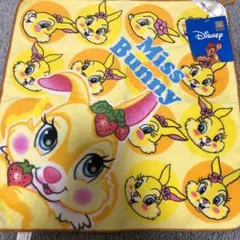 新品　レア　大判タオルハンカチ、ディズニー。ミスバニー