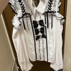 LIZ LISA 長袖 ブラウス ホワイト 量産型 地雷系のサムネイル