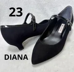 ♦︎美品♦︎ 黛安娜DIANA 麂皮尖頭高跟鞋 23