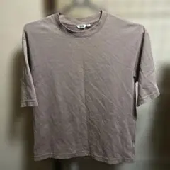 エアリズムコットンオーバーサイズTシャツ　XL ブラウン