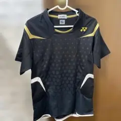 YONEX バドミントンウェア Lサイズ ブラック/ゴールド