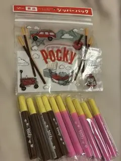Glico Pocky Pretz ジッパーバッグ マーカーセットのサムネイル