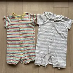 ロンパース 60.70 2枚セット