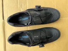 8ABM012 SHIMANO XC3 自転車シューズ 41 ブラック 使用1回 SHIMANO XC3 自転車シューズ 41 ブラック シマノ XC3 SH-XC300