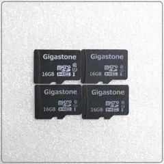 Gigastone 16GB microSDHCカード 4枚セット