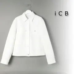 387 新品 ICB アイシービー コンパクトダンボールニット ジャケット11のサムネイル