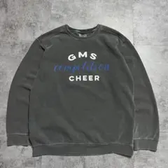 こ*る様 USA古着 スウェット カレッジ系 GMS CHEER フェードグレー