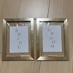 結婚式　ウェルカムスペース　額縁