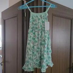 新品 フラミンゴ柄 ノースリーブワンピース 120～130cm